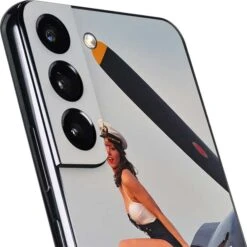 1940s Navy Pin-Up Girl On Corsair Fighter Plane Galaxy S22 Plus Skin -Skinit Store 1940s navy pin up girl on corsair fighter plane galaxy s22 plus skin 1646336950 SKNSTOTRE03GLX22P PR 03