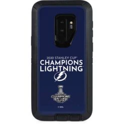 NHL 2020 Stanley Cup Champions Lightning Otterbox Defender Galaxy Skin