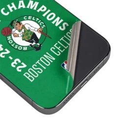 2024 NBA Champions Boston Celtics IPhone 15 Pro Skin -Skinit Store 2024 nba champions boston celtics iphone 15 pro skin 1717532687 SKN24NBCH01IPH15P PR 03