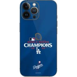 2024 World Series Champions Los Angeles Dodgers IPhone 15 Pro Max Skin