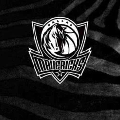 NBA Dallas Mavericks Black Animal Print IPhone Charger (5W USB) Skin