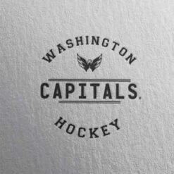NHL Washington Capitals Black Text Beats Solo 3 Wireless Skin
