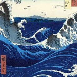 View Of The Naruto Whirlpools At Awa By Hiroshige Magic Keyboard Skin