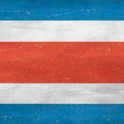 Costa Rican Flag Distressed IPhone Charger (5W USB) Skin