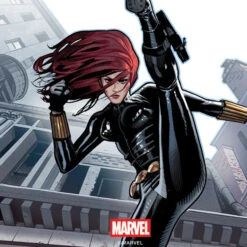 Marvel Black Widow High Kick Surface Pro 8 Skin