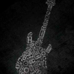 Guitar Pattern Beats Solo 3 Wireless Skin