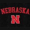 University Of Nebraska Collegiate Text Black Google Pixel Slate Skin