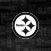 NFL Pittsburgh Steelers Black & White Beats Solo 2 Wireless Skin