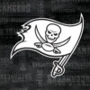 NFL Tampa Bay Buccaneers Black & White Google Pixel Slate Skin