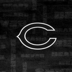 NFL Chicago Bears Black & White Surface Pro 7 Skin