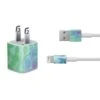 Liquid Blue Tie Dye Peace Heart IPhone Charger (5W USB) Skin -Skinit Store SKNLQDBJR02AA1385 PR 01