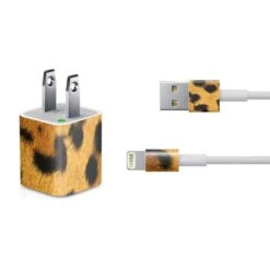 Leopard Animal Print IPhone Charger (5W USB) Skin