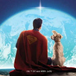 Superman 2025 Superman & Krypto Watch The Earth PowerBeats Pro Skin