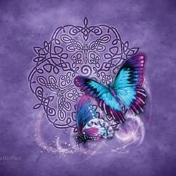 Brigid Ashwood Butterfly Celtic Knot Beats Solo 3 Wireless Skin