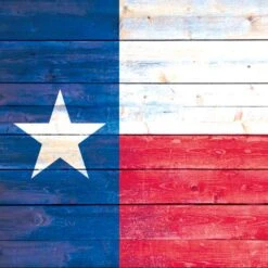 Texas Flag Light Wood Beats Solo 2 Wireless Skin