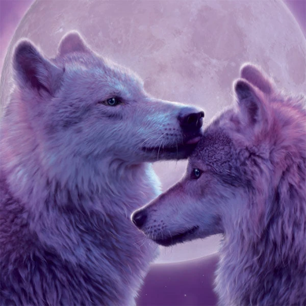 Loving Wolves By Vincent Hie Apple Pencil (1st Gen, 2017) Skin 3 Loving Wolves By Vincent Hie Apple Pencil (1st Gen, 2017) Skin