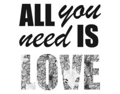 All You Need Is Love BW Beats Solo 2 Wireless Skin