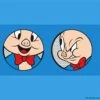 Looney Tunes Porky Pig Two Circles Surface Pro 7 Skin