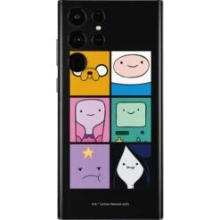 Adult Swim Adventure Time Character Tiles Galaxy S22 Ultra Skin