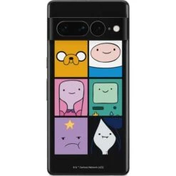 Adult Swim Adventure Time Character Tiles Google Pixel 7 Pro Skin
