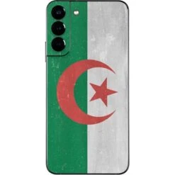 Algeria Flag Distressed Galaxy S22 Plus Skin