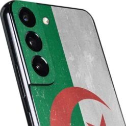 Algeria Flag Distressed Galaxy S22 Plus Skin -Skinit Store algeria flag distressed galaxy s22 plus skin 1646336924 SKNFLGDIS94GLX22P PR 03