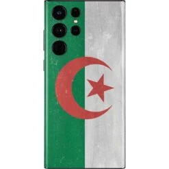 Algeria Flag Distressed Galaxy S22 Ultra Skin