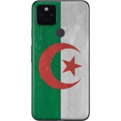 Algeria Flag Distressed Google Pixel 5 Skin
