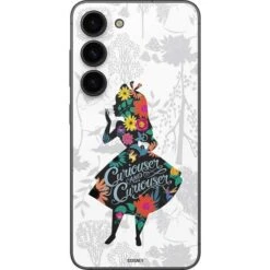 Disney Alice In Wonderland (animated) Silhouette Curiouser And Curiouser Galaxy S23 Skin