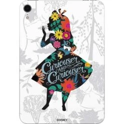 Disney Alice In Wonderland (animated) Silhouette Curiouser And Curiouser Apple IPad Mini Skin