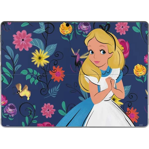 Disney Alice In Wonderland (animated) Floral Print Surface Pro 9 Skin 3 Disney Alice In Wonderland (animated) Floral Print Surface Pro 9 Skin