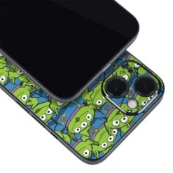 Disney Toy Story Alien Collage IPhone 15 Skin -Skinit Store alien collage iphone 15 skin 1694705034 SKNTYSTRY04IPHN15 PR 04