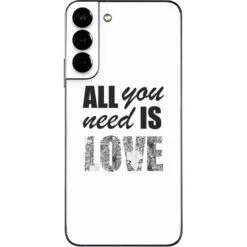All You Need Is Love BW Galaxy S22 Plus Skin