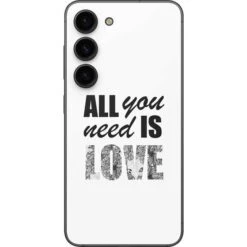 All You Need Is Love BW Galaxy S23 Skin