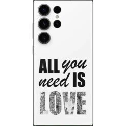 All You Need Is Love BW Galaxy S23 Ultra Skin