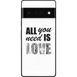 All You Need Is Love BW Google Pixel 6 Pro Skin