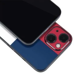 American Flag Color Block IPhone 14 Plus Skin -Skinit Store american flag color block iphone 14 plus skin 1662574893 SKNUSAFLG03IPH14M PR 04