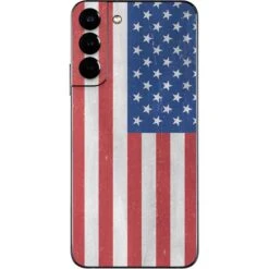 American Flag Distressed Galaxy S22 Plus Skin