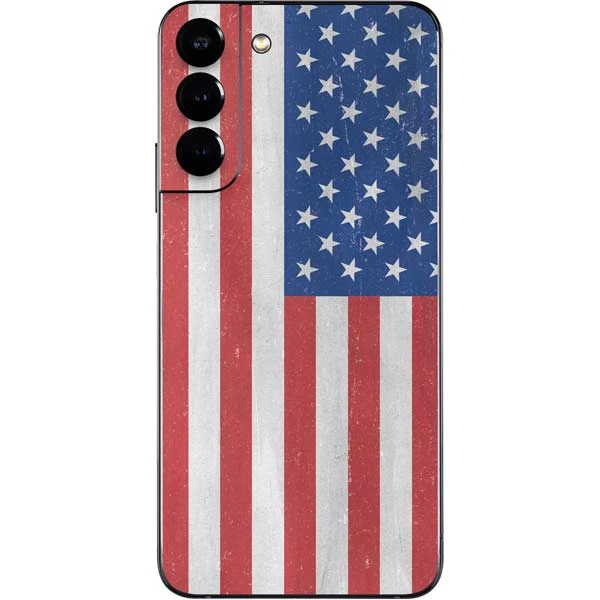 American Flag Distressed Galaxy S22 Plus Skin 3 American Flag Distressed Galaxy S22 Plus Skin