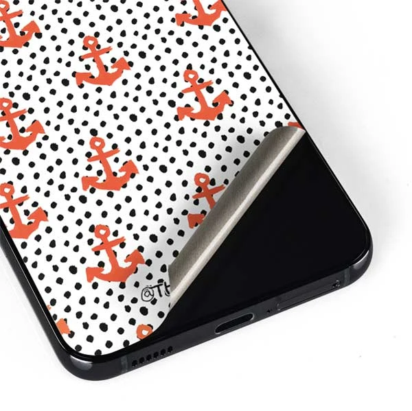 Bouffants And Broken Hearts Anchors And Dots Galaxy S22 Plus Skin 6 Bouffants And Broken Hearts Anchors And Dots Galaxy S22 Plus Skin - Image 4