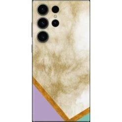 Angled Marble Galaxy S23 Ultra Skin
