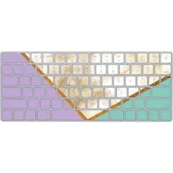Angled Marble Magic Keyboard Skin