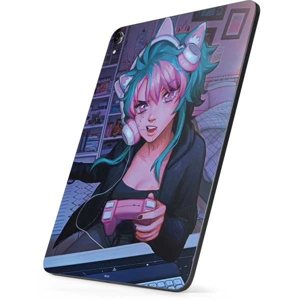 Anime Catgirl Gamer Nerd By Ivy Dolamore Apple IPad Pro Skin 4 Anime Catgirl Gamer Nerd By Ivy Dolamore Apple IPad Pro Skin - Image 2