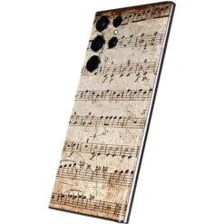 Antique Notes Galaxy S22 Ultra Skin -Skinit Store antique notes galaxy s22 ultra skin 1646439230 SKNMUSICX03GLX22U PR 02