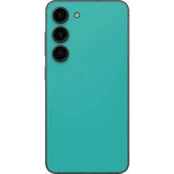 Aqua Blue Blue Solid Galaxy S23 Skin