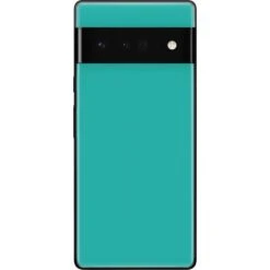 Aqua Blue Blue Solid Google Pixel 6 Pro Skin