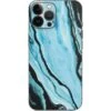 Aqua Blue Marble Ink IPhone 15 Pro Max Skin -Skinit Store aqua blue marble ink iphone 15 pro max skin 1694187127 SKNMRBINK02IP15PM PR 01