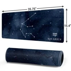 Aquarius Constellation Gaming Mouse Pad -Skinit Store aquarius constellation extra large gaming mouse pad 1656462807 MSPZODIAC02GAMGXL PR 02