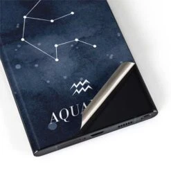 Aquarius Constellation Galaxy S22 Ultra Skin -Skinit Store aquarius constellation galaxy s22 ultra skin 1646439156 SKNZODIAC02GLX22U PR 04