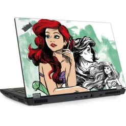 Disney Princess Ariel Sketch Art Lenovo ThinkPad Skin